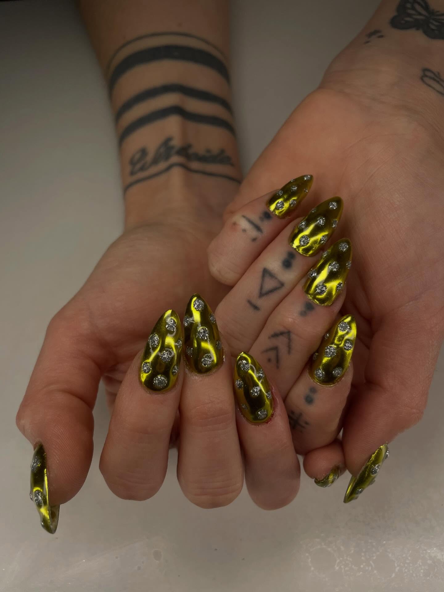 Level 2 medium design nails 9